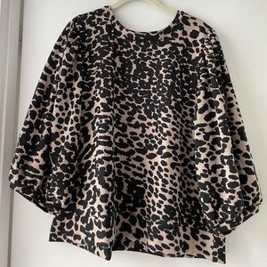 LOFT leopard sweater
